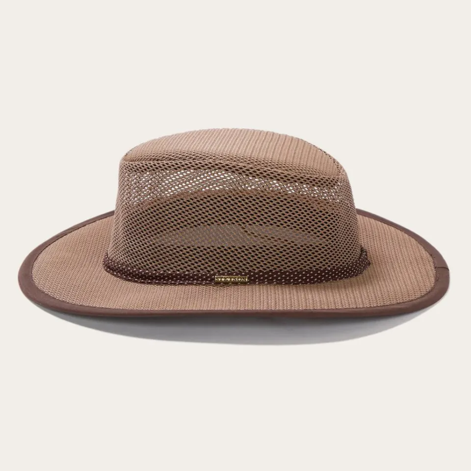 Hot Stetson Grand Canyon Mesh Safari Hat Walnut