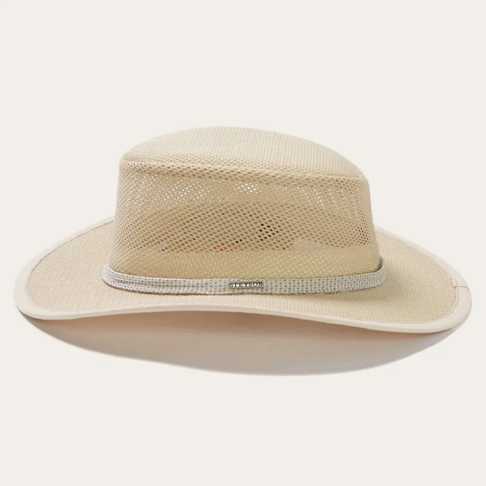 New Stetson Grand Canyon Mesh Safari Hat Natural