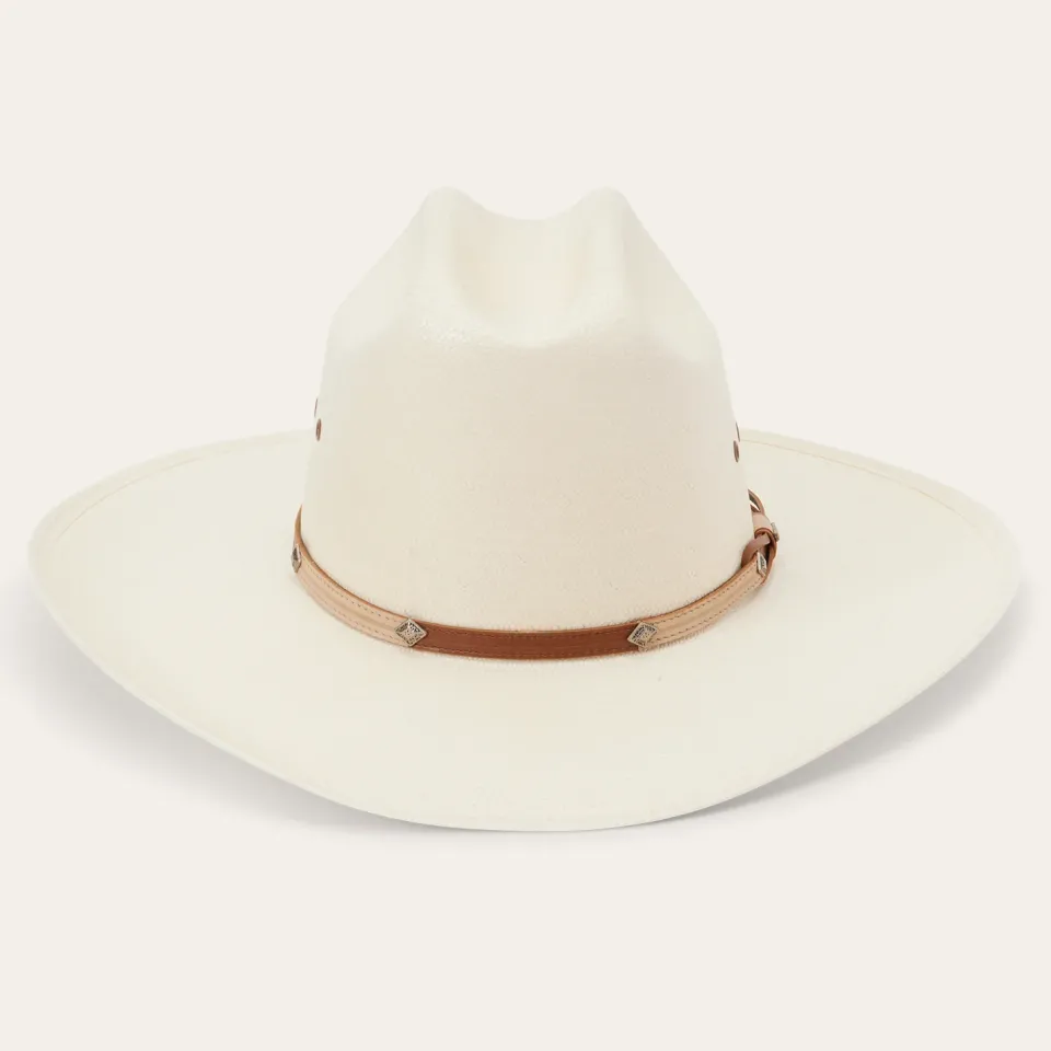 Sale Stetson Grant 10X Straw Cowboy Hat Natural