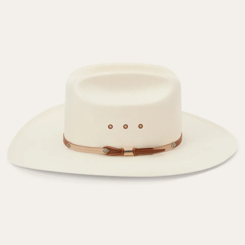 Sale Stetson Grant 10X Straw Cowboy Hat Natural