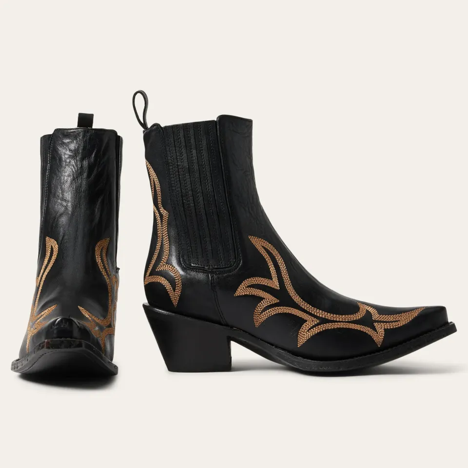 Hot Stetson Greta Boots Black