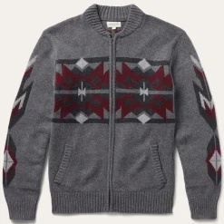 Online Stetson Aztec Cardigan Grey