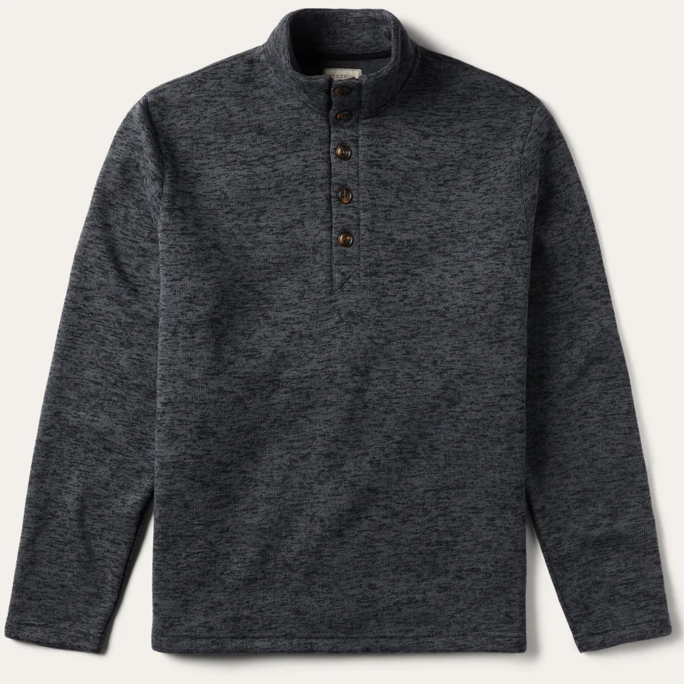 Sale Stetson Bonded Knit Sweater Grey