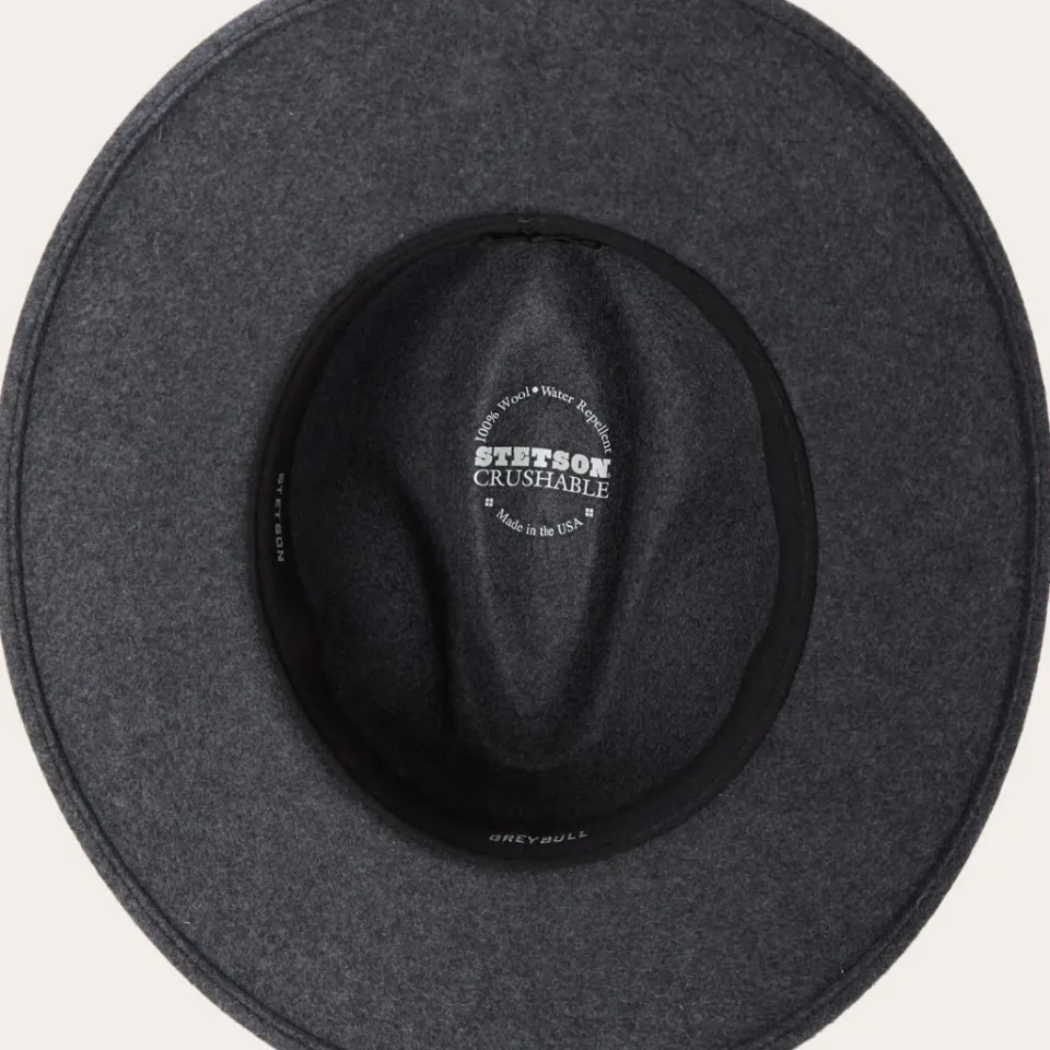 New Stetson Grey Bull Outdoor Hat Grey Mix