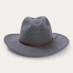 Outlet Stetson Grey Bull Outdoor Hat Grey Mix