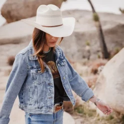 Hot Stetson Griffin 100X Straw Cowboy Hat Natural