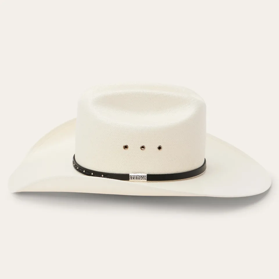 Sale Stetson Hagerman 10X Straw Cowboy Hat Natural