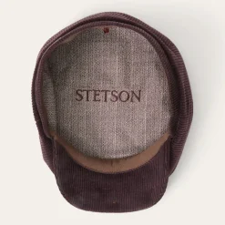 Best Stetson Hatteras Cord Plum