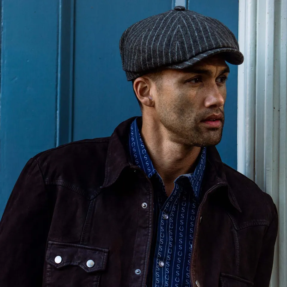 Outlet Stetson Hatteras Wool/Cotton Grey