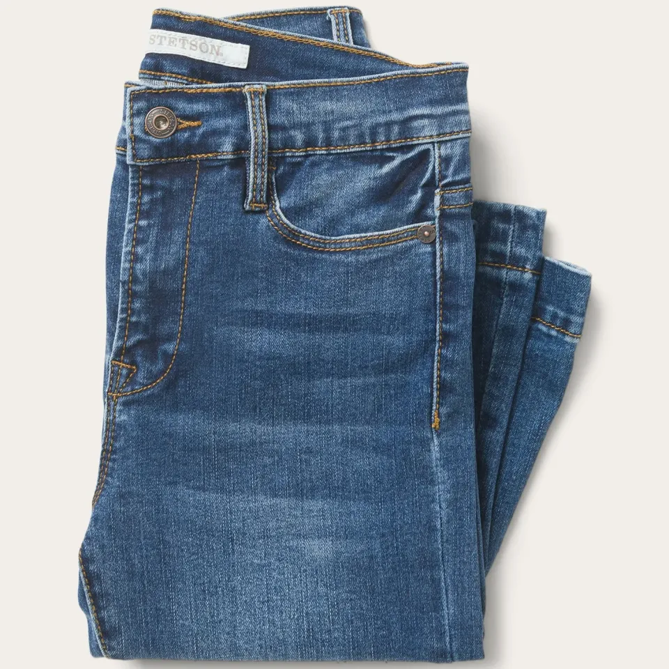 Online Stetson High Waist Flare Jean Blue