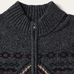 Best Stetson Horizontal Aztec Cardigan Grey