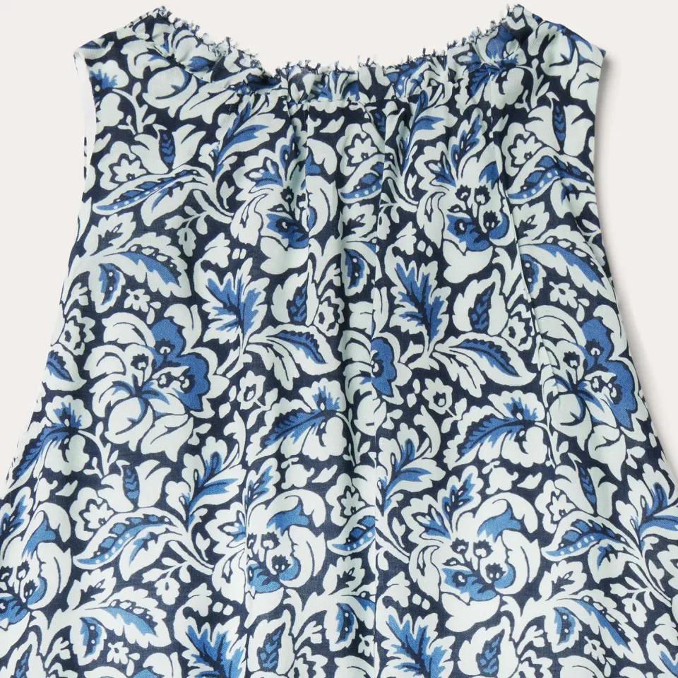 Discount Stetson Indigo Tapestry Print Prairie Dress Blue