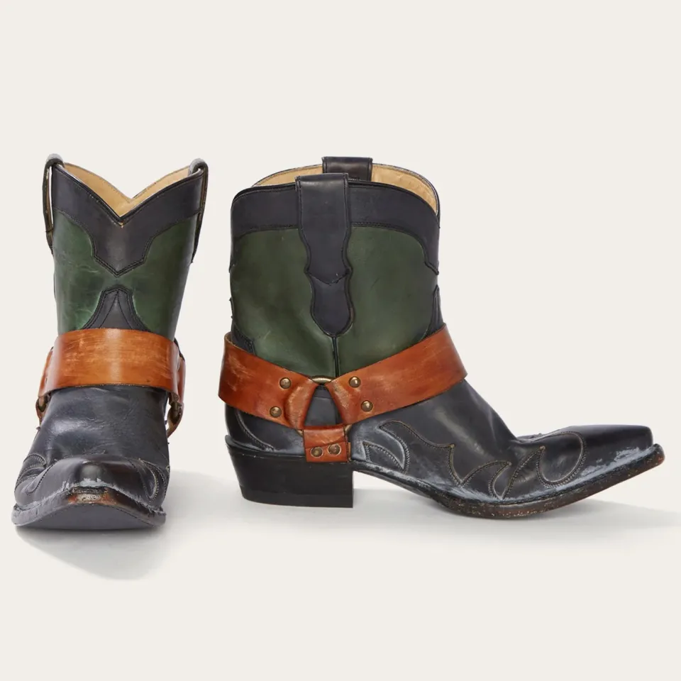 Online Stetson Jade Harness Ankle Boot Green