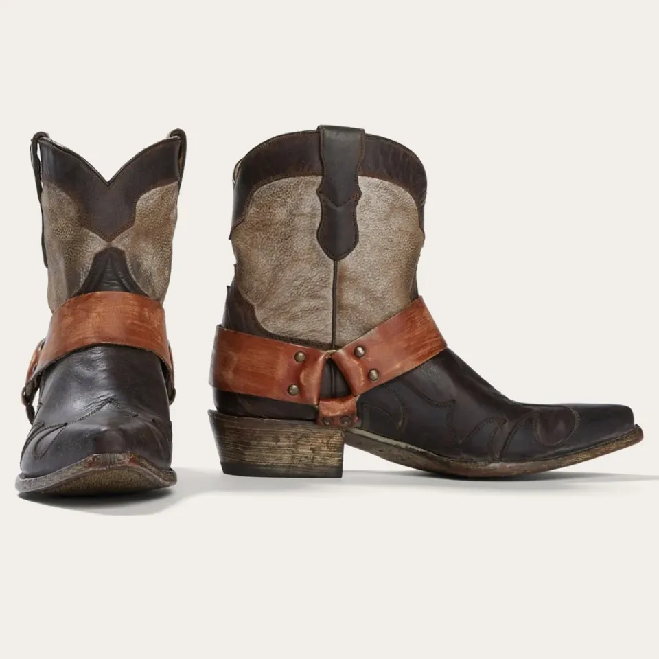 Best Stetson Jade Harness Ankle Boot Brown