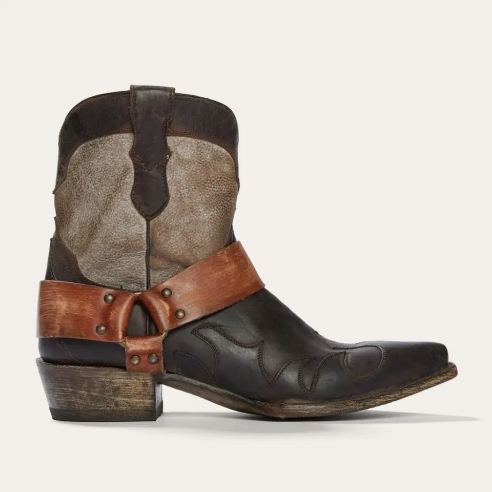 Hot Stetson Jade Harness Ankle Boot Brown