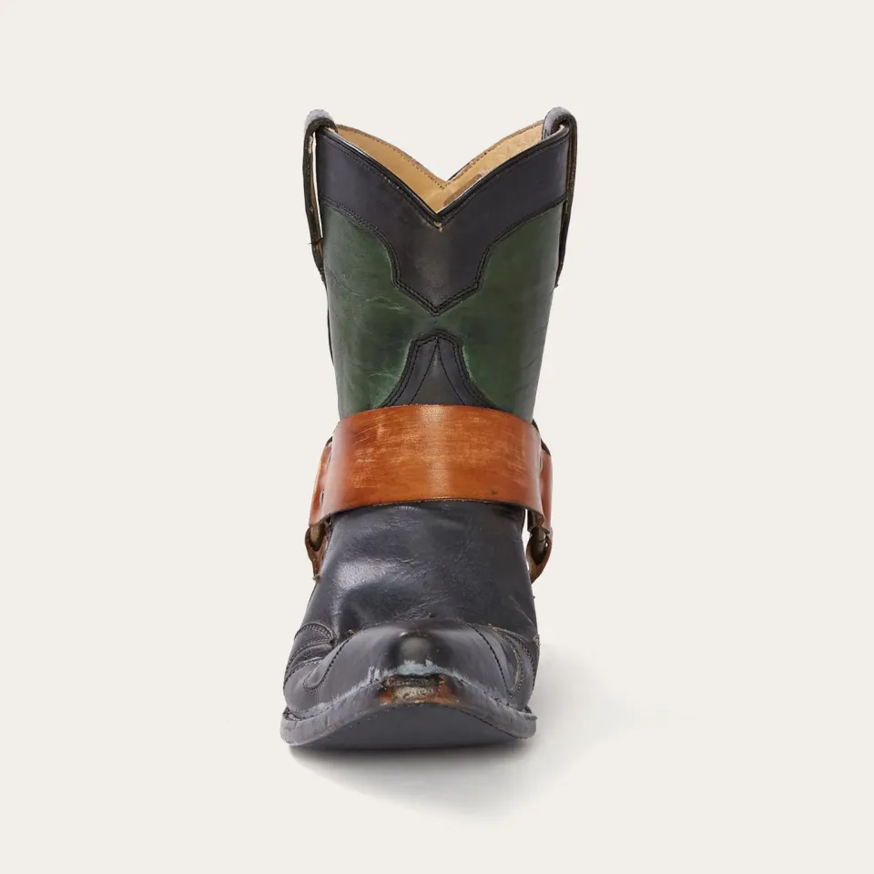 Stetson Jade Harness Ankle Boot Green