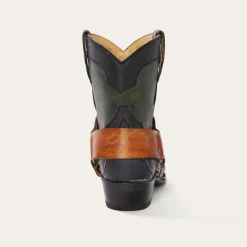 Stetson Jade Harness Ankle Boot Green