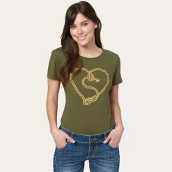Outlet Stetson Jane B. Rope Tee Brown