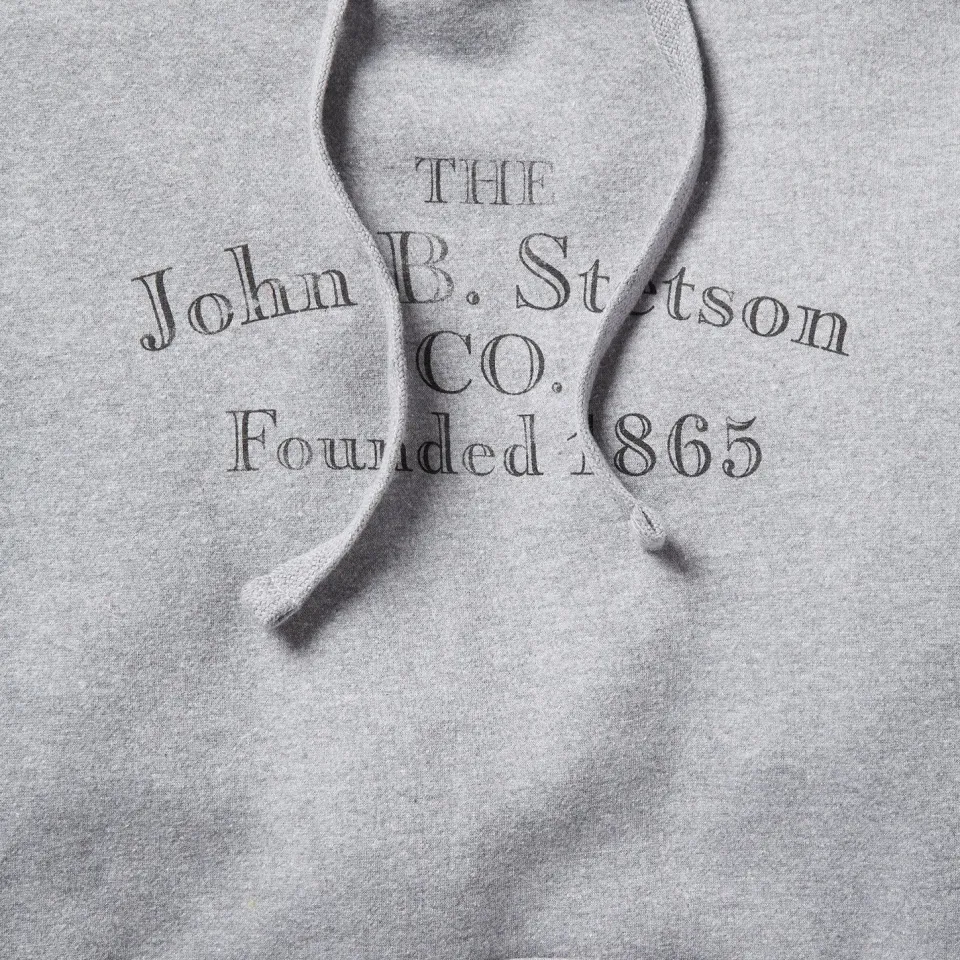 Hot Stetson John B. Co. Hooded Sweatshirt Grey