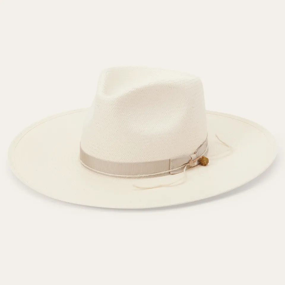 Clearance Stetson JW Marshall Straw Flat Brim Hat Natural