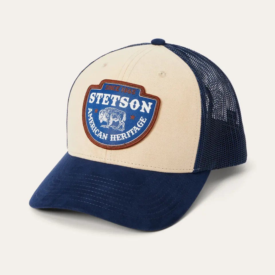 Sale Stetson Arrowhead Patch Trucker Cap Khaki
