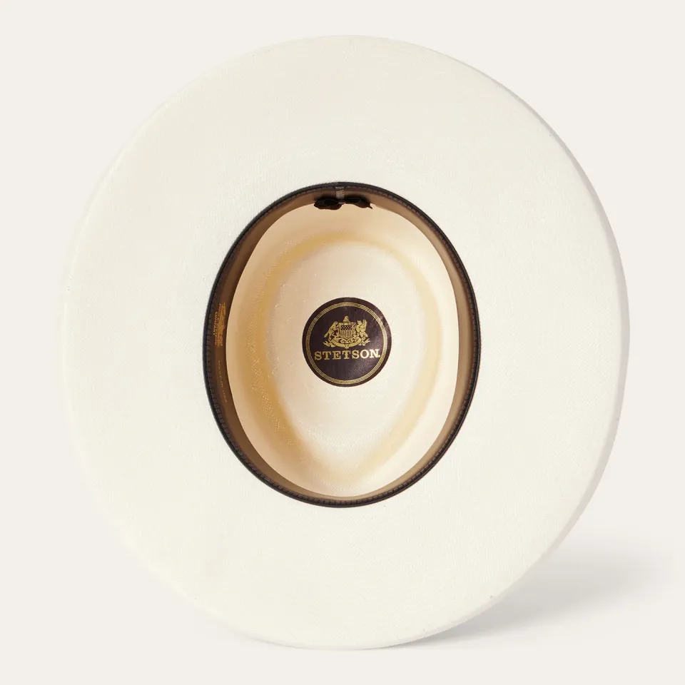 Stetson Kings Row Shantung Straw Fedora Natural