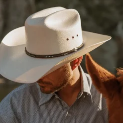 New Stetson Llano 10X Straw Cowboy Hat Natural