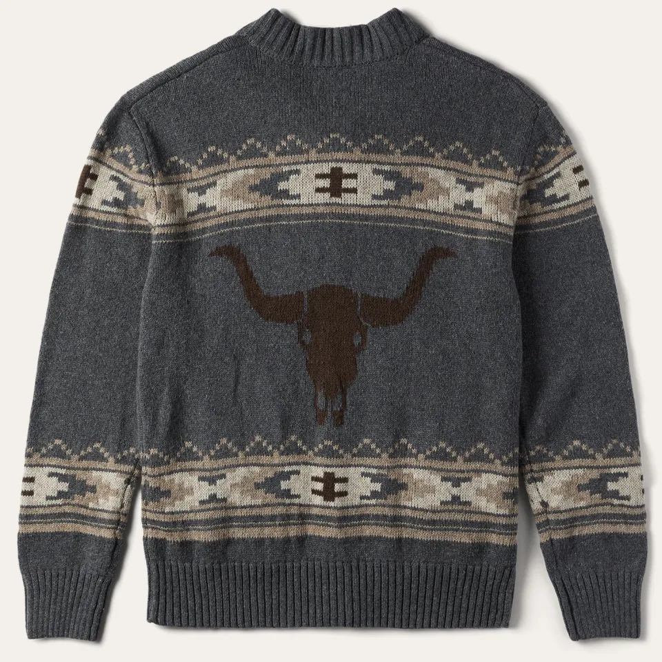 Online Stetson Longhorn Cardigan Grey