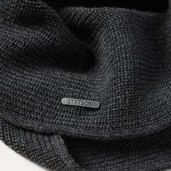 Sale Stetson Loop Scarf Merino Anthracite