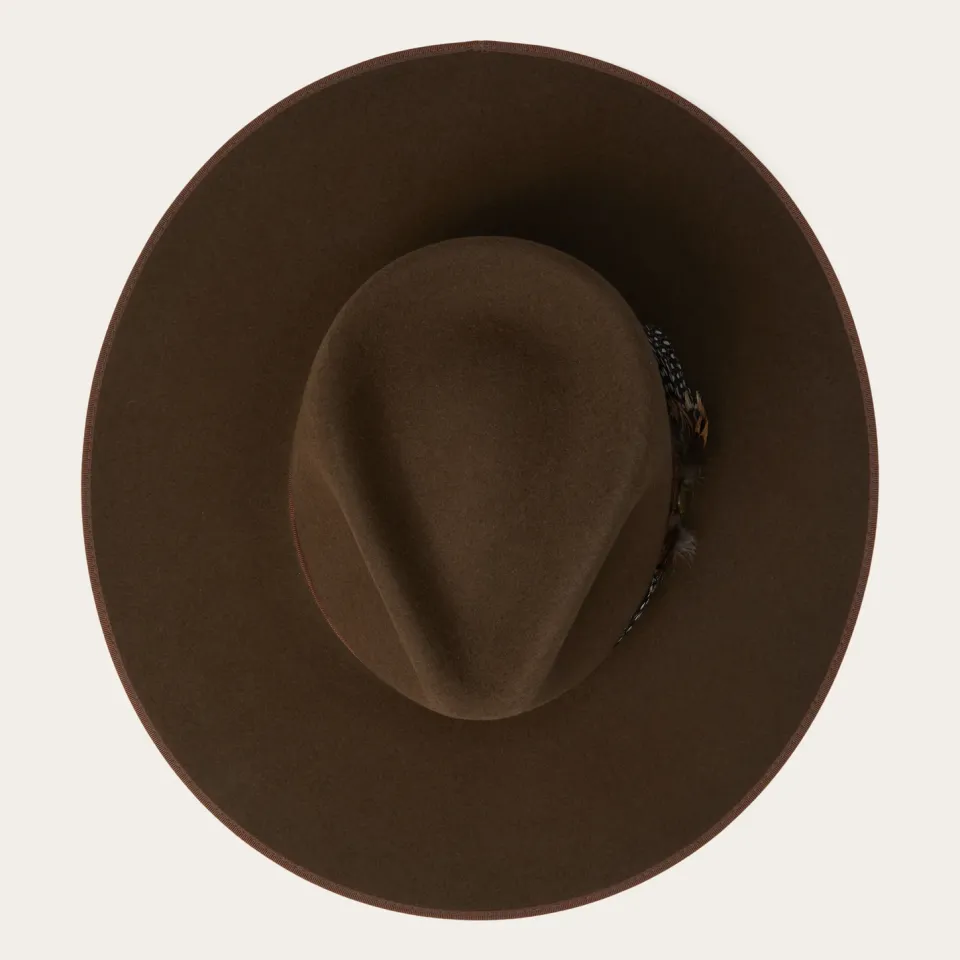Best Stetson Midtown Wide Flat Brim Hat Oak