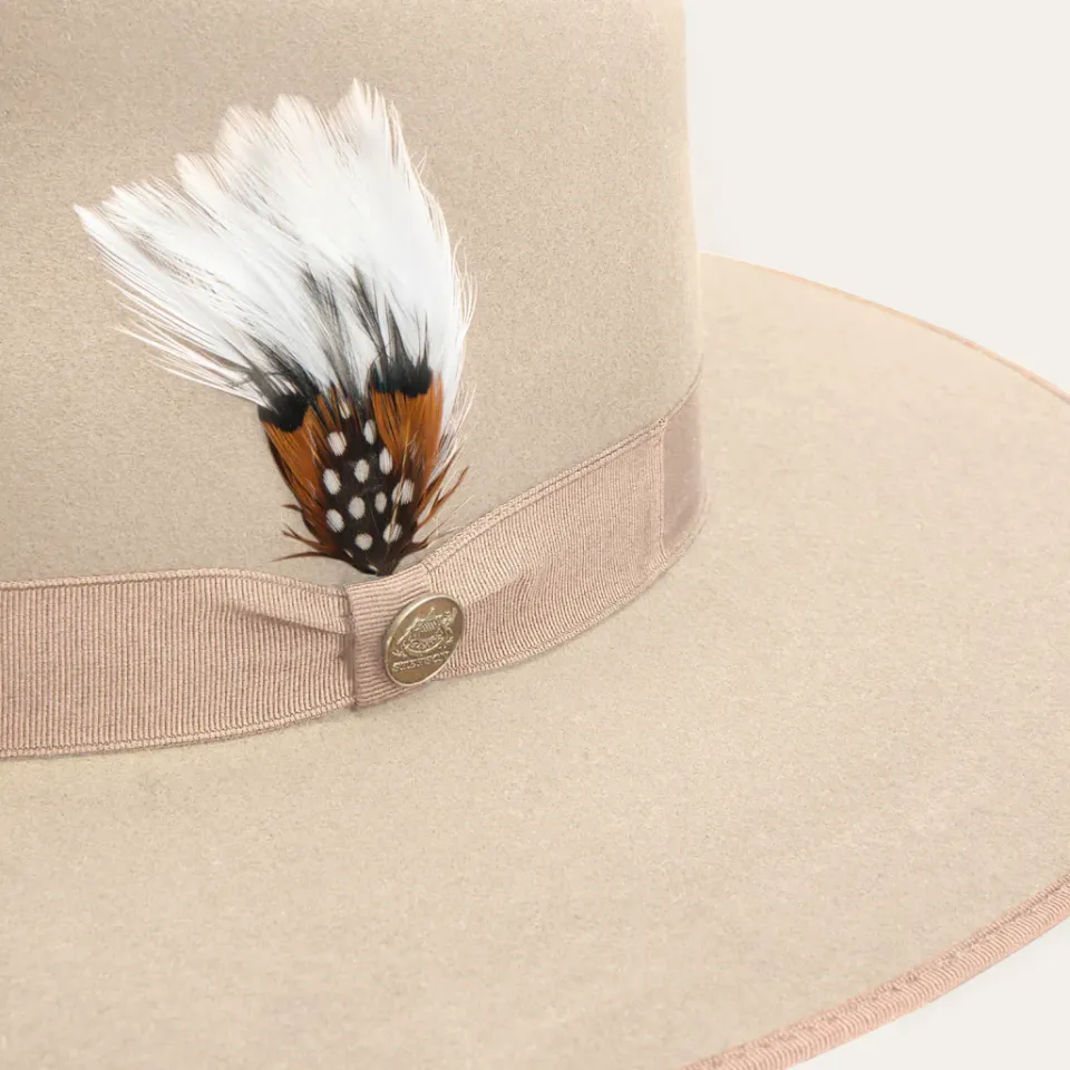 Outlet Stetson Midtown Wide Flat Brim Hat Black