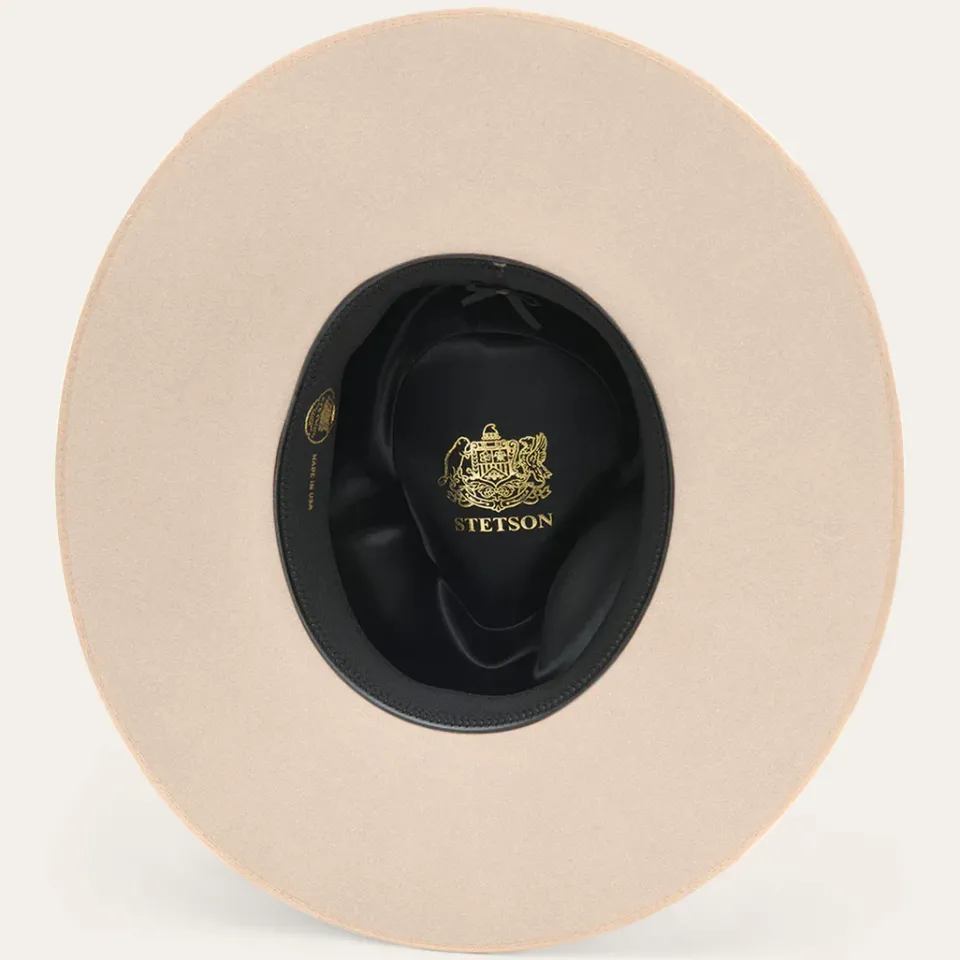 Outlet Stetson Midtown Wide Flat Brim Hat Black