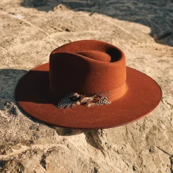Online Stetson Midtown Wide Flat Brim Hat Black