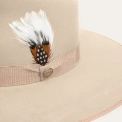 Sale Stetson Midtown Wide Flat Brim Hat Black