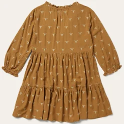 Stetson Mojave Longhorn Print Dress Brown