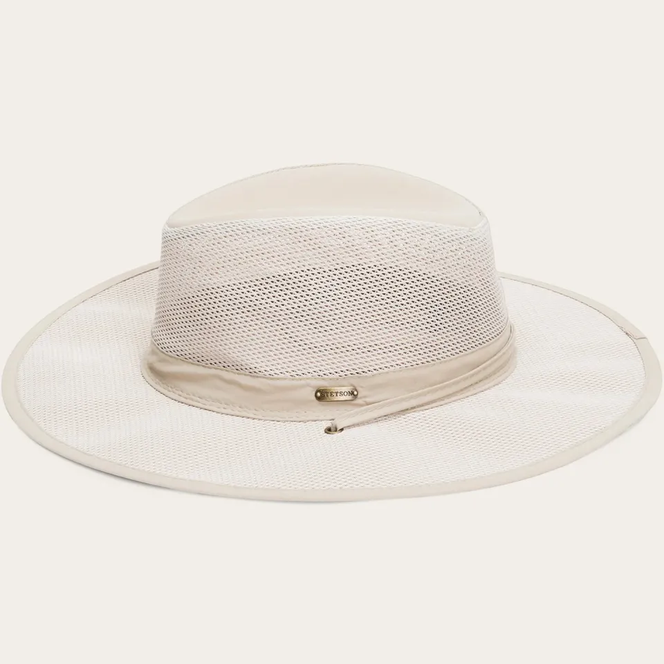 Discount Stetson Montana 'No Fly Zone' Mesh Hat Khaki