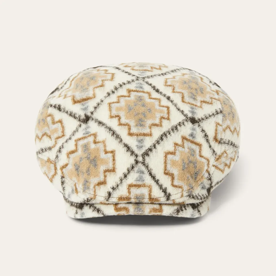 Hot Stetson Navajo Jersey Driver Cap Off White / Beige