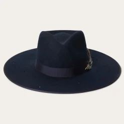 Outlet Stetson Night Sky Fedora Navy