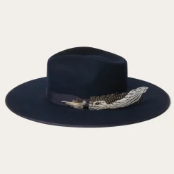 Online Stetson Night Sky Fedora Navy