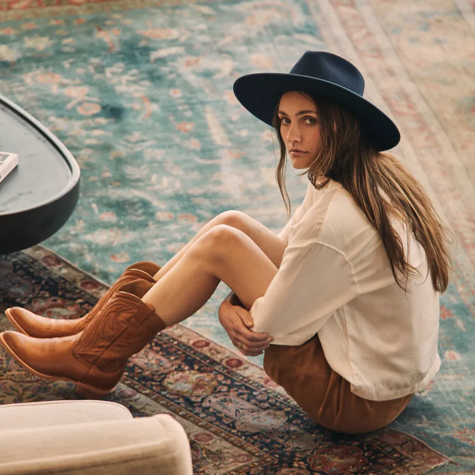 Outlet Stetson Nora Boots Tan