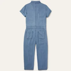 Discount Stetson Notch Collar Jumpsuit Blue