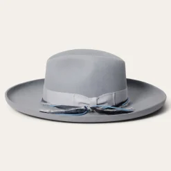 Outlet Stetson Oceanus Fedora Light Grey