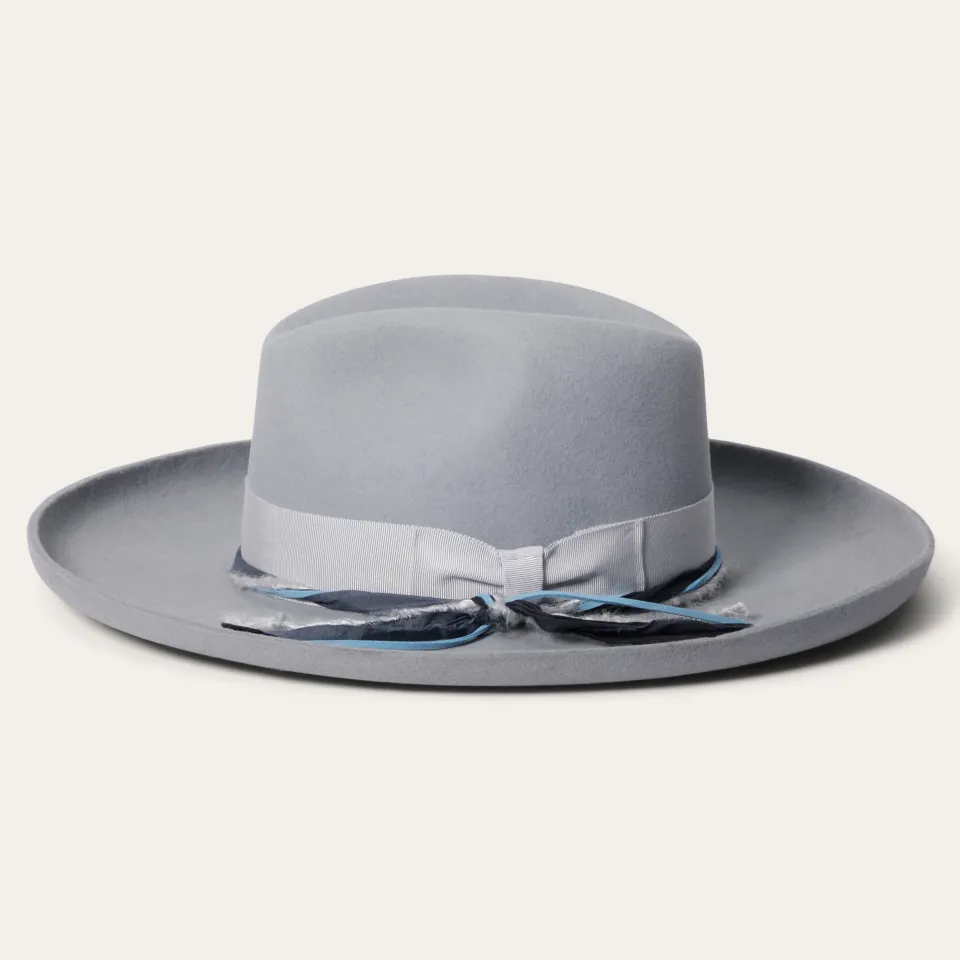 Outlet Stetson Oceanus Fedora Light Grey