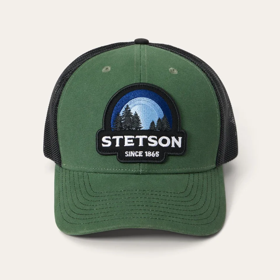 Clearance Stetson Sunset Trucker Cap Olive
