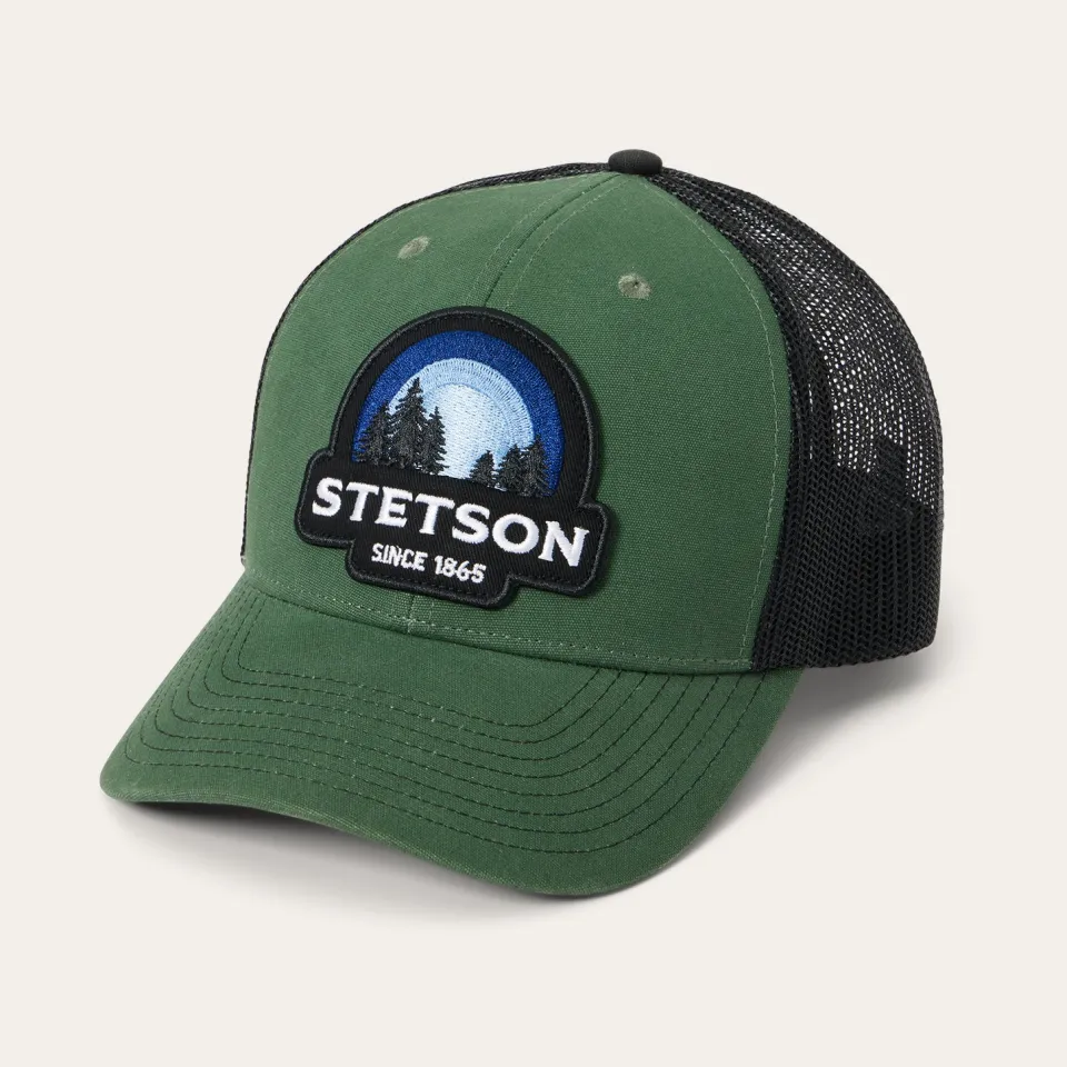 Clearance Stetson Sunset Trucker Cap Olive