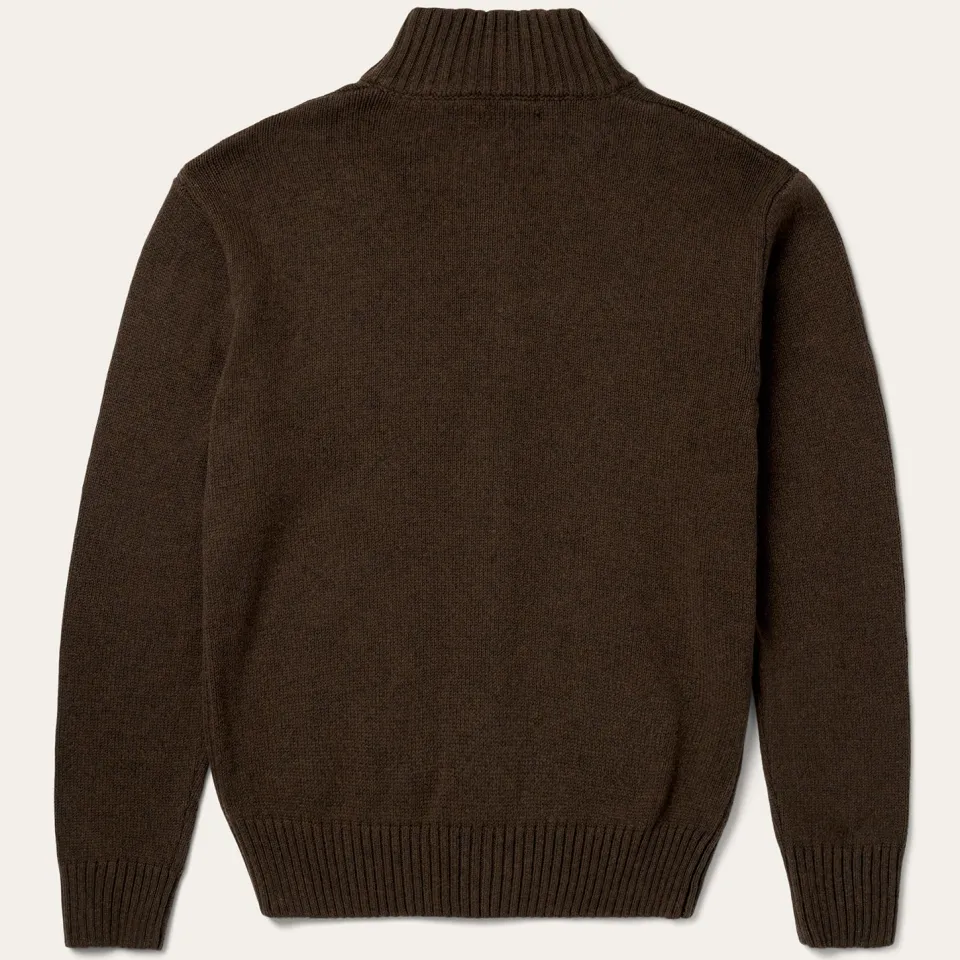New Stetson Ombre Border Stripe Cardigan Brown