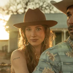 Hot Stetson Open Road Royal Deluxe Hat Cognac