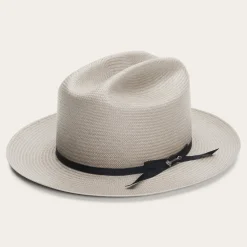 New Stetson Open Road Straw Hat Taupe