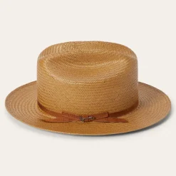 Discount Stetson Open Road Straw Hat Cognac