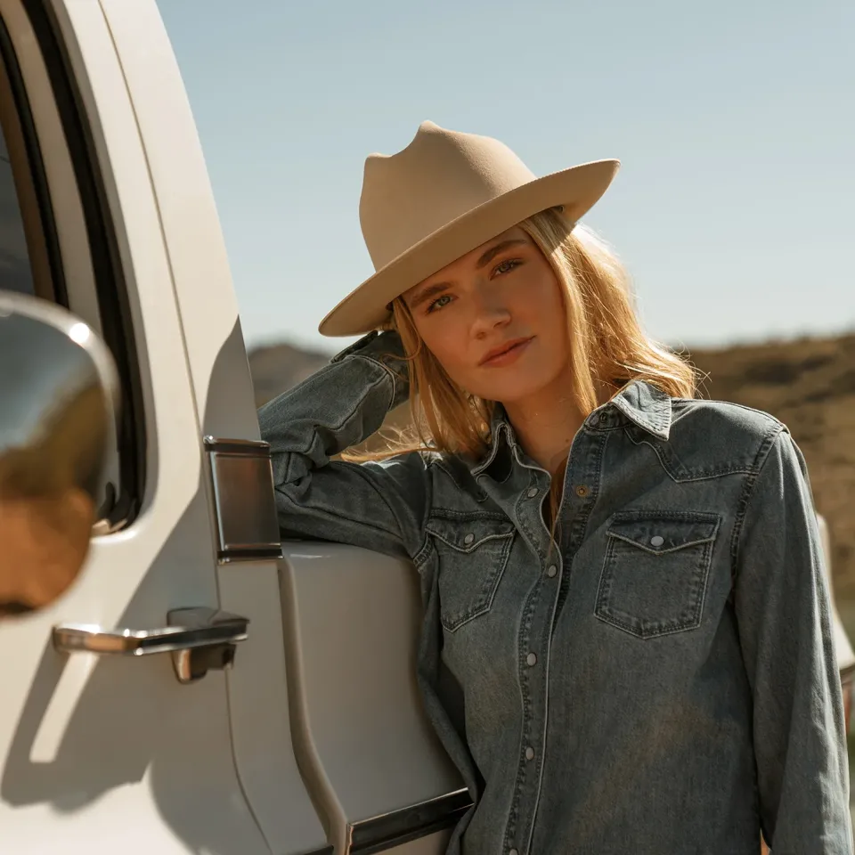 Hot Stetson Open Road 6X Cowboy Hat Silverbelly